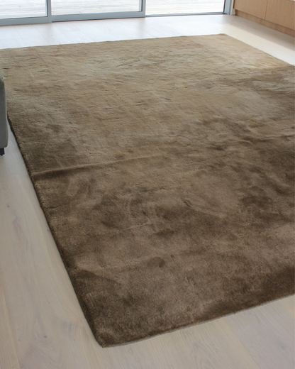 Nepalese Wool Rug / Khaki, 3 x 4m