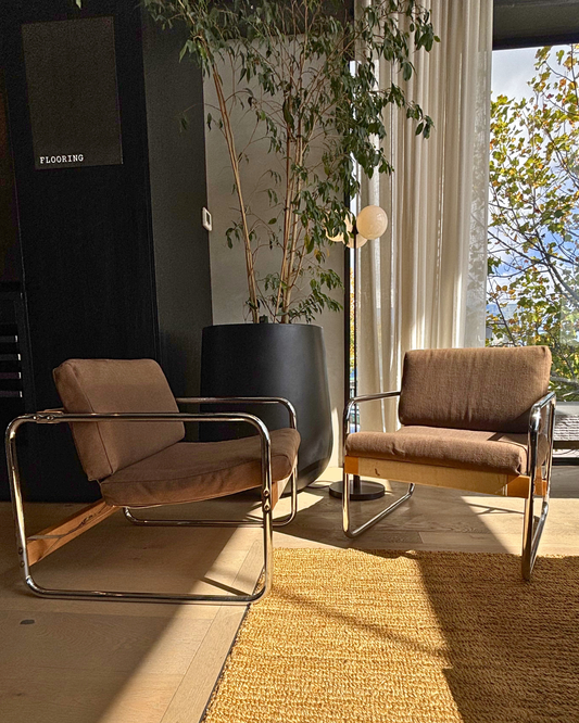 Michel Dallaire Habitat 67 Lounge Chairs / Pair
