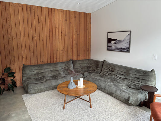 Togo Replica 3 Piece Sofa / Olive
