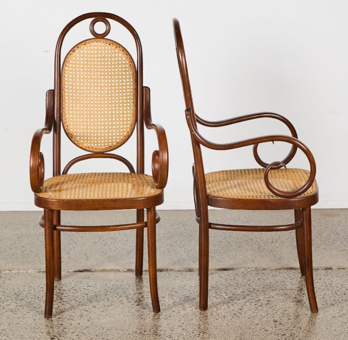 Thonet No.17 Bentwood Cane Chair