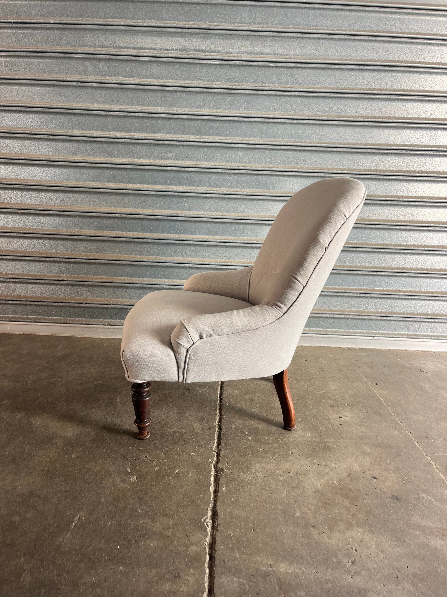 Victorian_Linen_Bedroom_Chair_Side