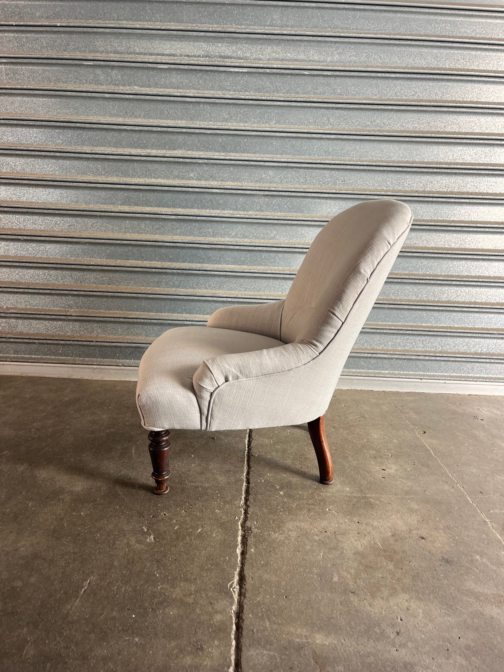 Victorian_Linen_Bedroom_Chair_Side