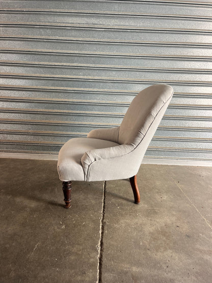 Victorian_Linen_Bedroom_Chair_Side