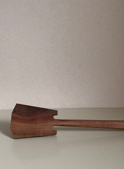 Hand-Carved Walnut Spatula
