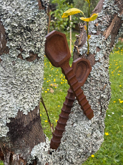 Hand-Carved Walnut Servers / Limited Pre-Order