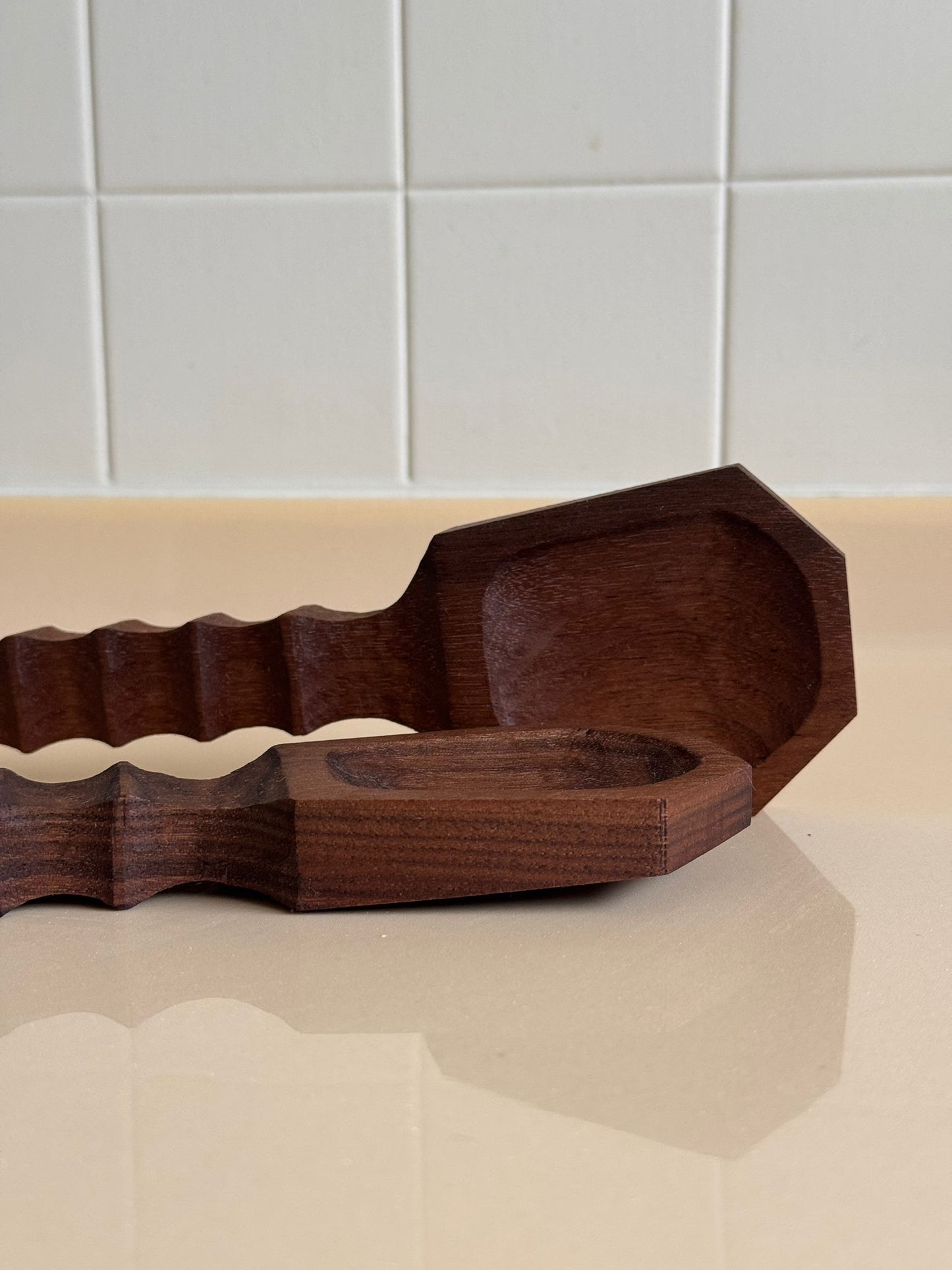 Hand-Carved Walnut Servers / Limited Pre-Order