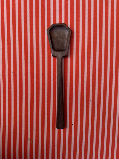 Hand-Carved Walnut Spoon