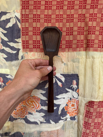 Hand-Carved Walnut Spoon