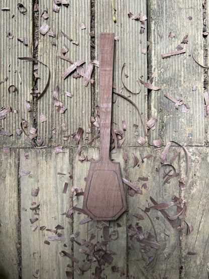 Hand-Carved Walnut Spoon