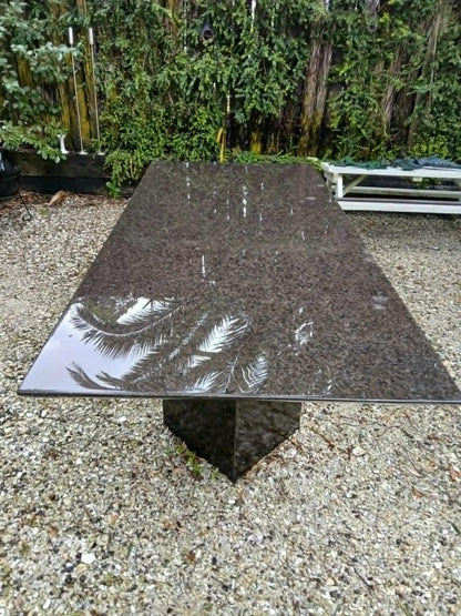 Black Pearl Granite Outdoor Table