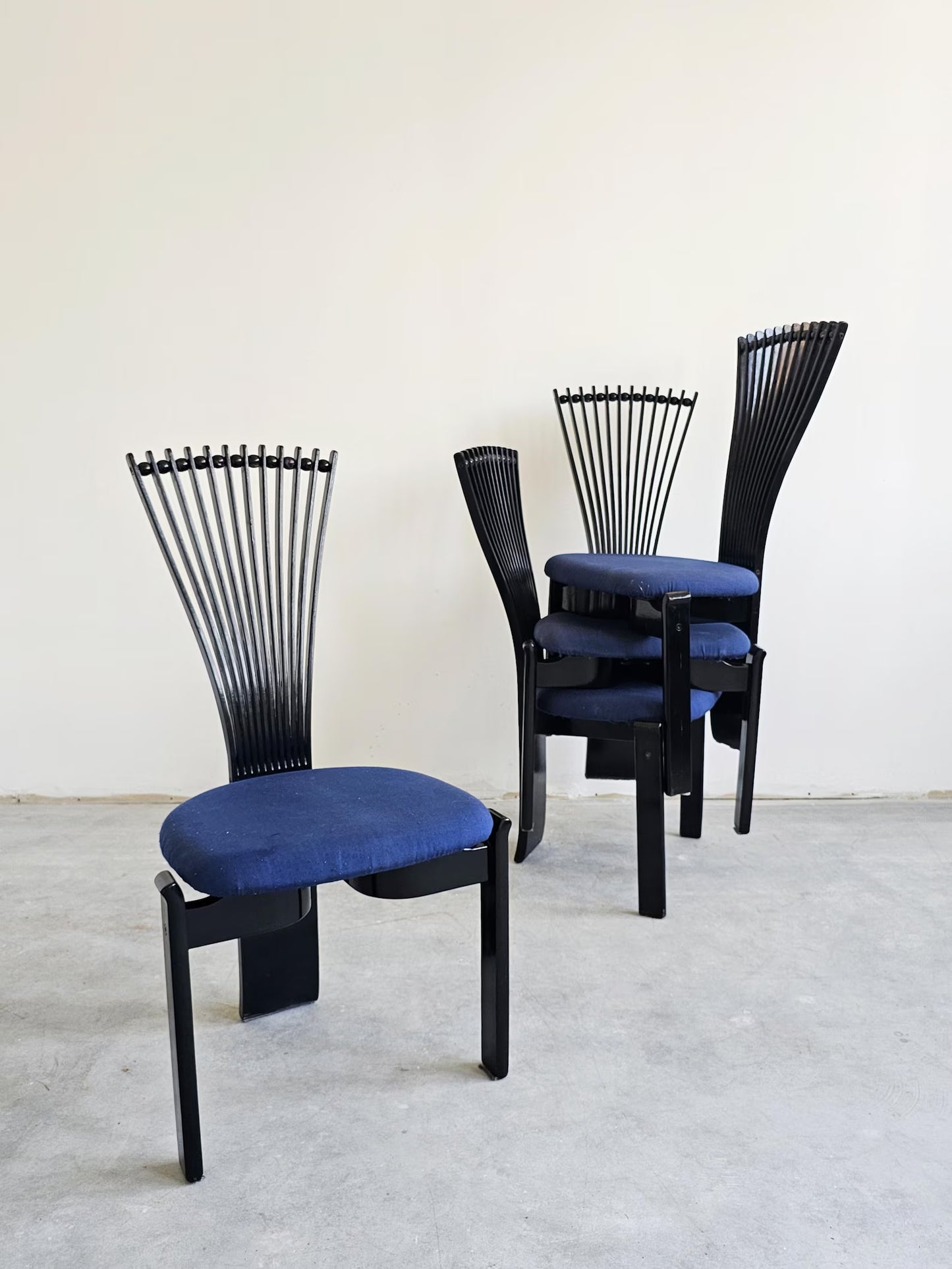 Set of 7 / Totem Chairs by Torstein Nilsen for Westnofa, 1980s